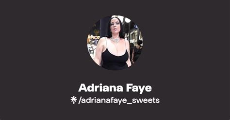 adriana faye onlyfans|Adriana Faye (@adrianafaye